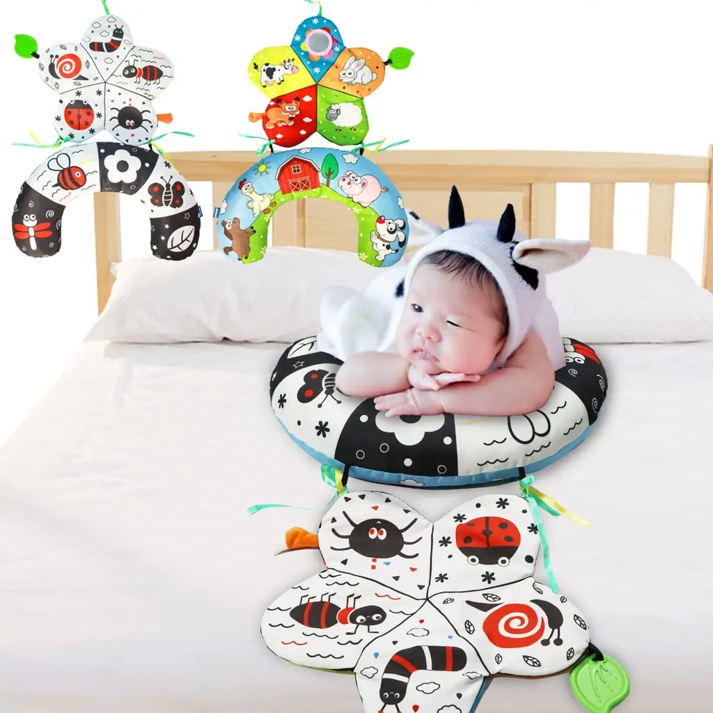 Игровой коврик tummy time mirror activity для новорожденных - Фотография_2