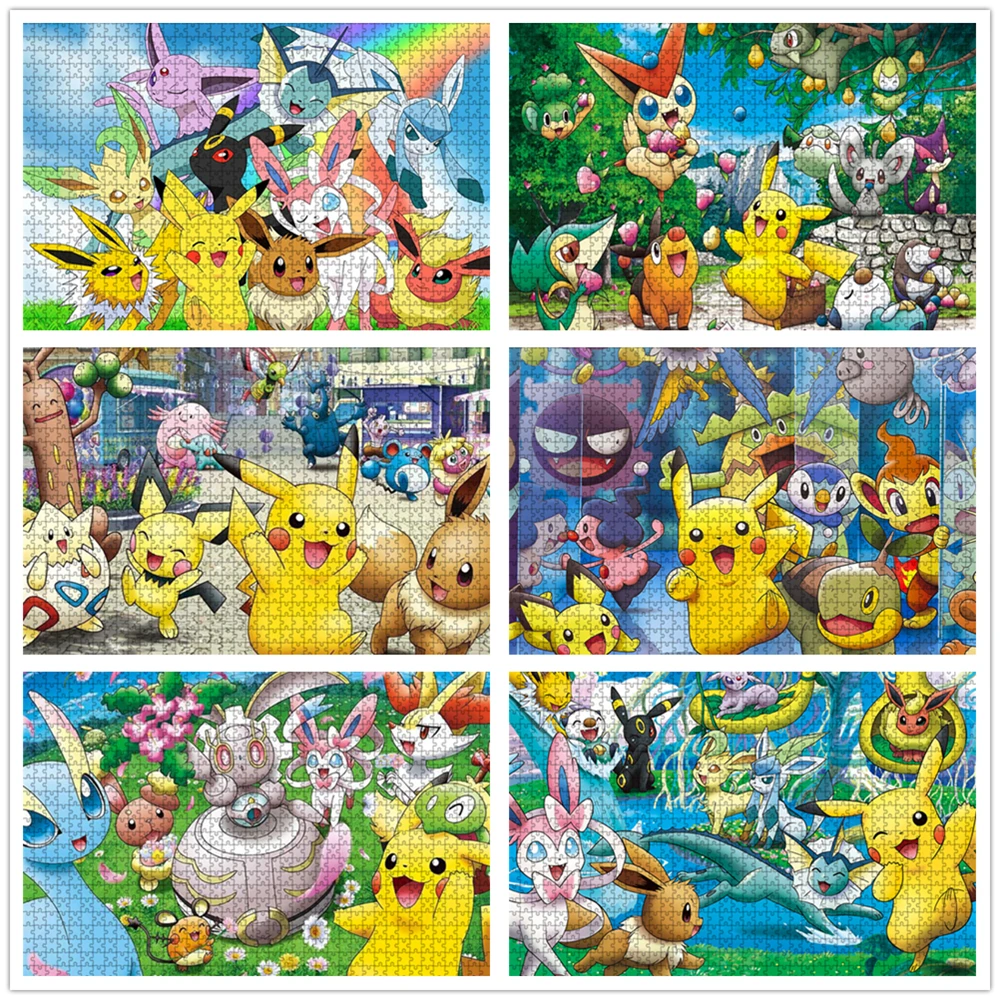 Художественные пазлы pokemon pikachu