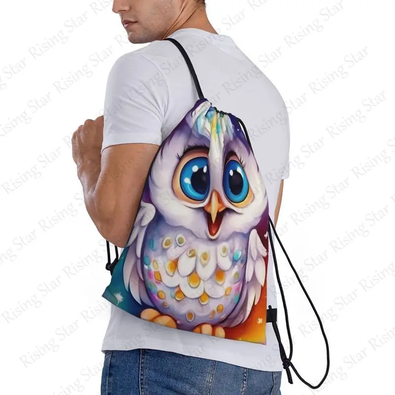 Милый велосипедный рюкзак с изображением совы - Фотография_2