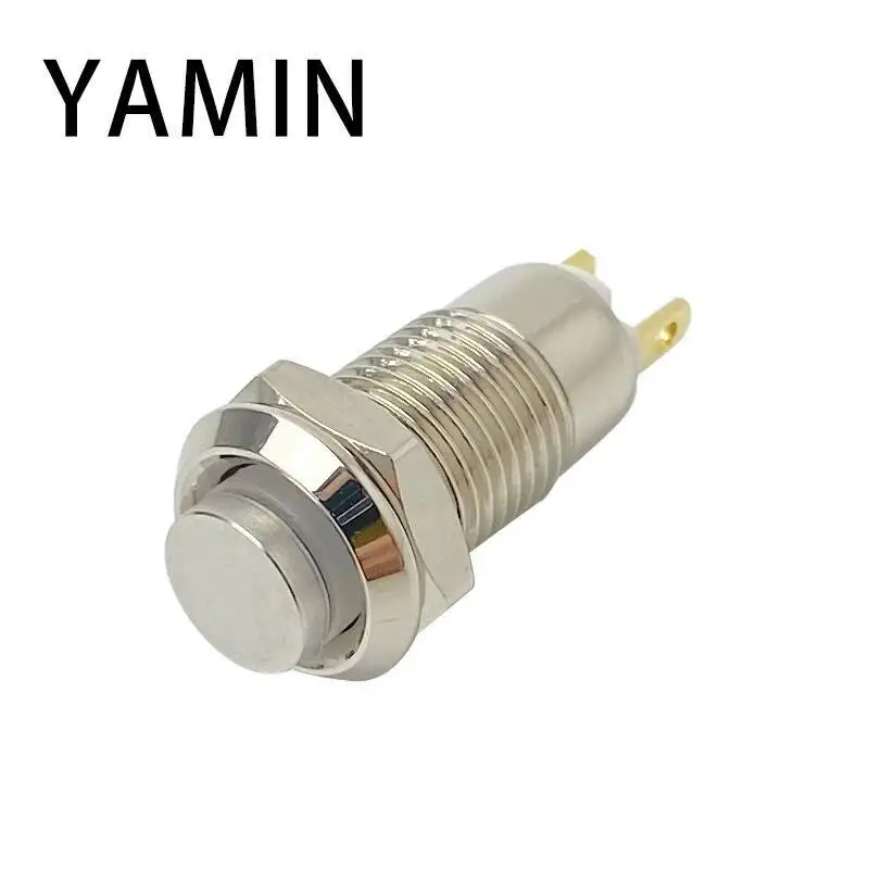 Металлический кнопочный переключатель 8 мм - Фотография_3