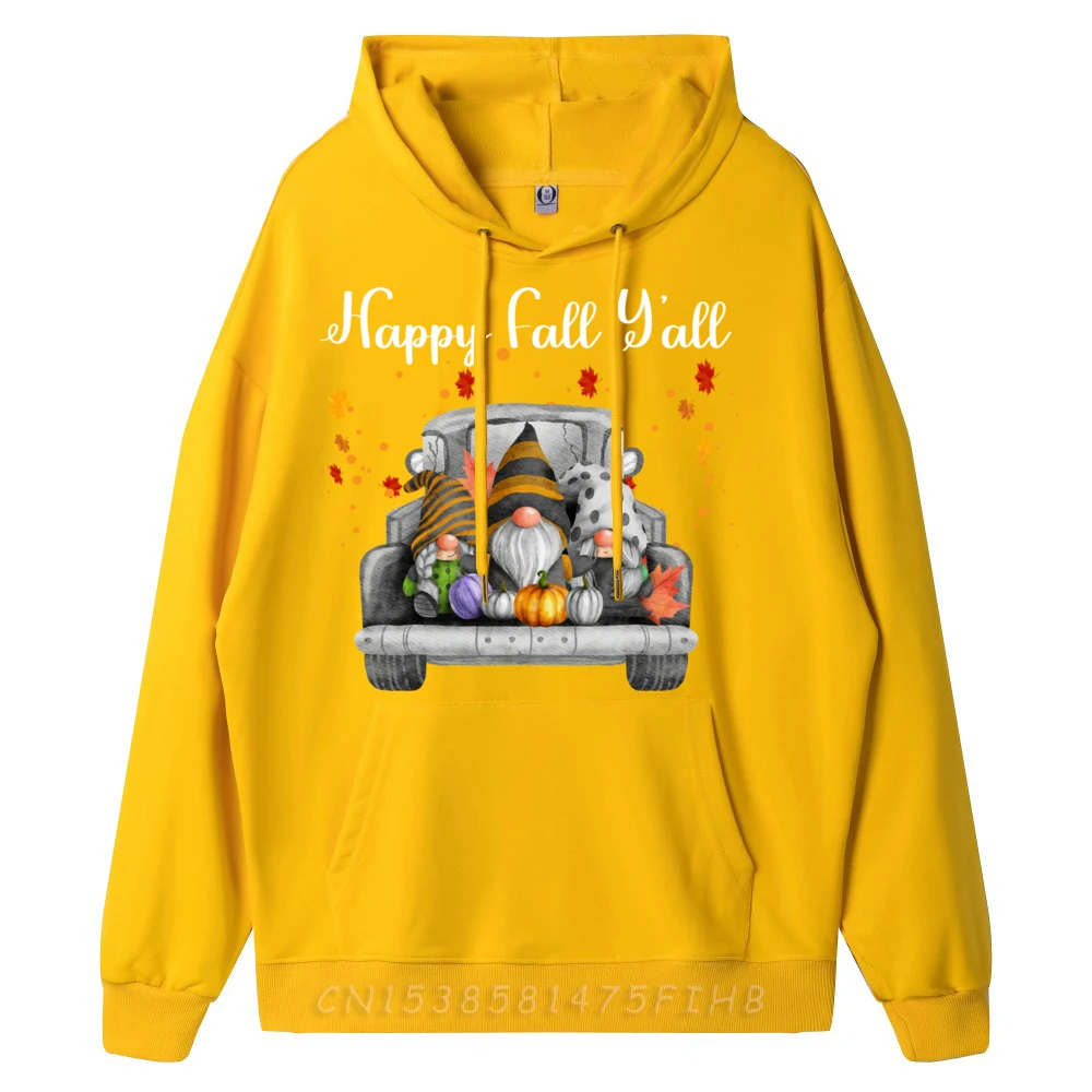 Happy fall y all gnomes pumpkin truck осенние забавные праздничные красные - Фотография_3