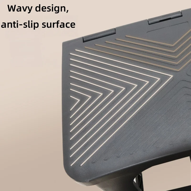 Бытовой двухступенчатый пластиковый табурет для скалолазания - Фотография_3