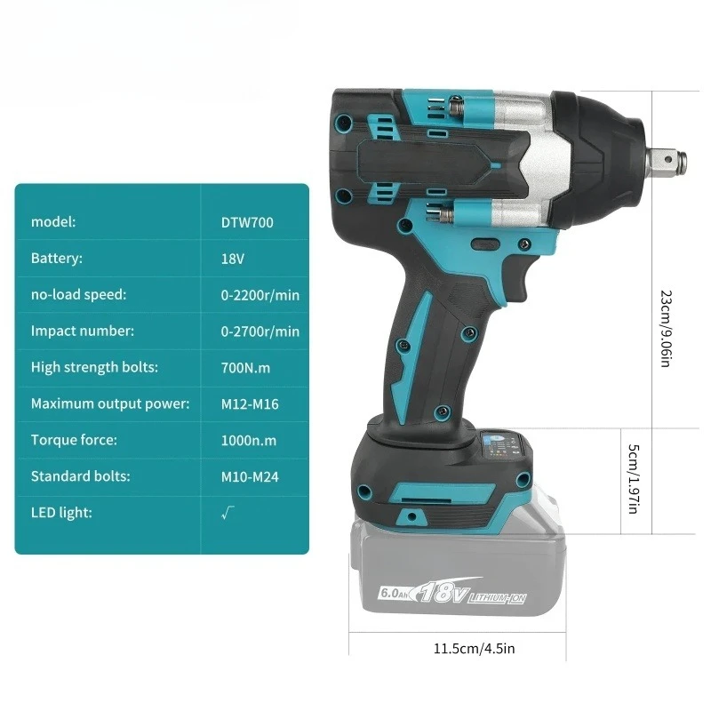 Для makita dtw700 аккумуляторная - Фотография_5