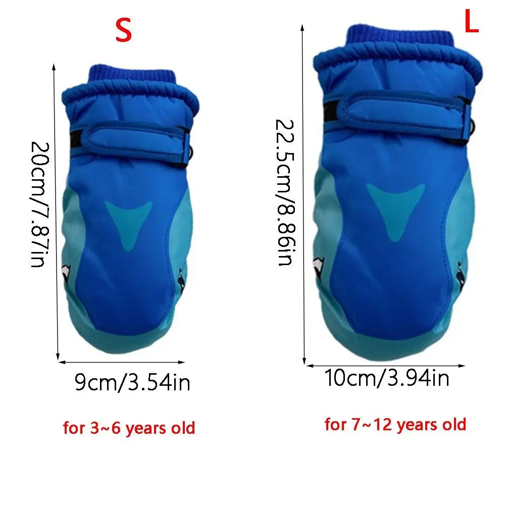 Регулируемые детские лыжные перчатки с героями мультфильмов - Фотография_6