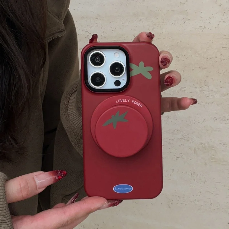 Корейский милый мультяшный магнитный держатель с помидорами - Фотография_2