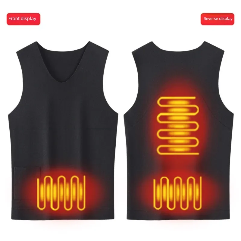 Умный бесшовный жилет с электрическим подогревом для мужчин и женщин - Фотография_6