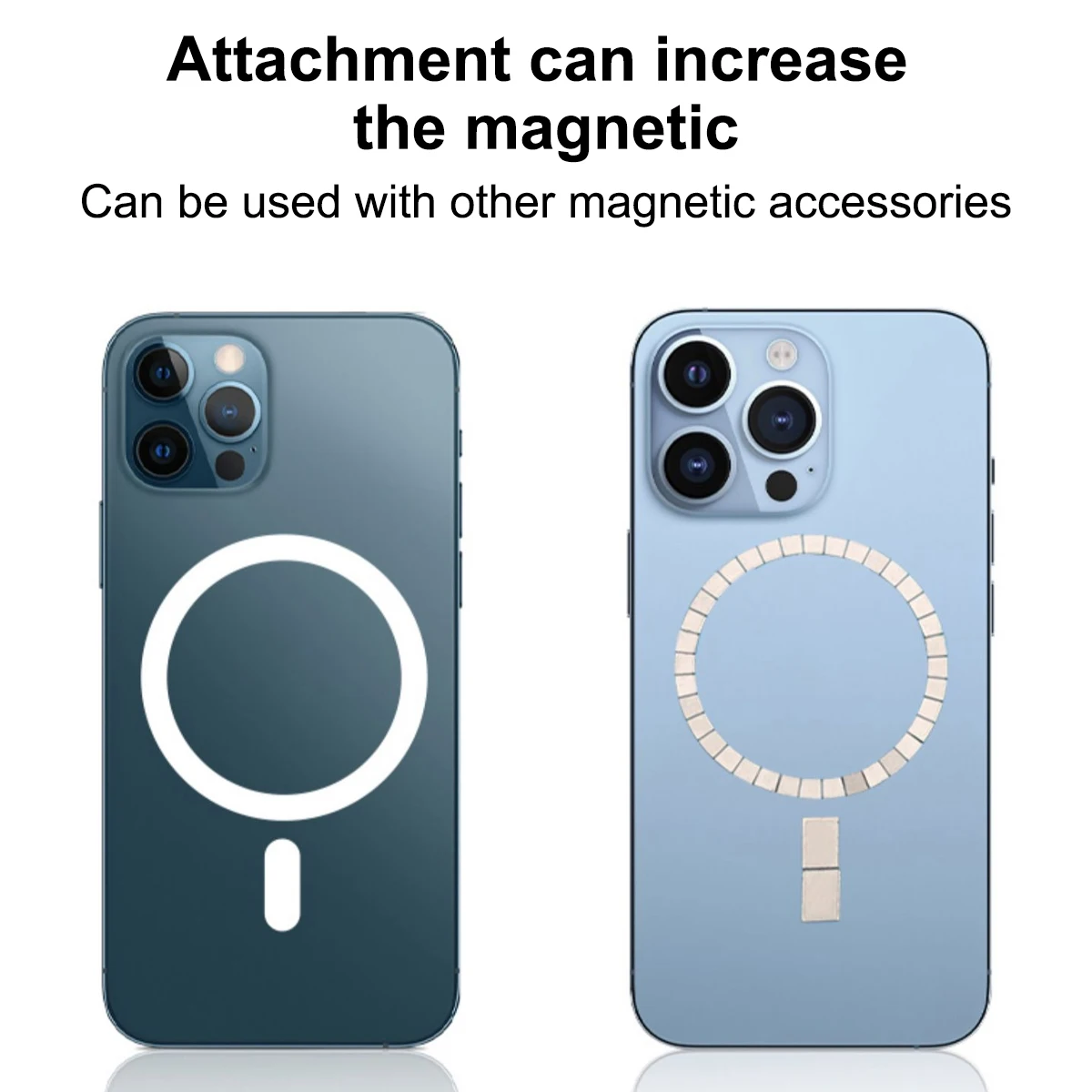 Магнитная круглая наклейка для magsafe для iphone 14 13 pro max - Фотография_4