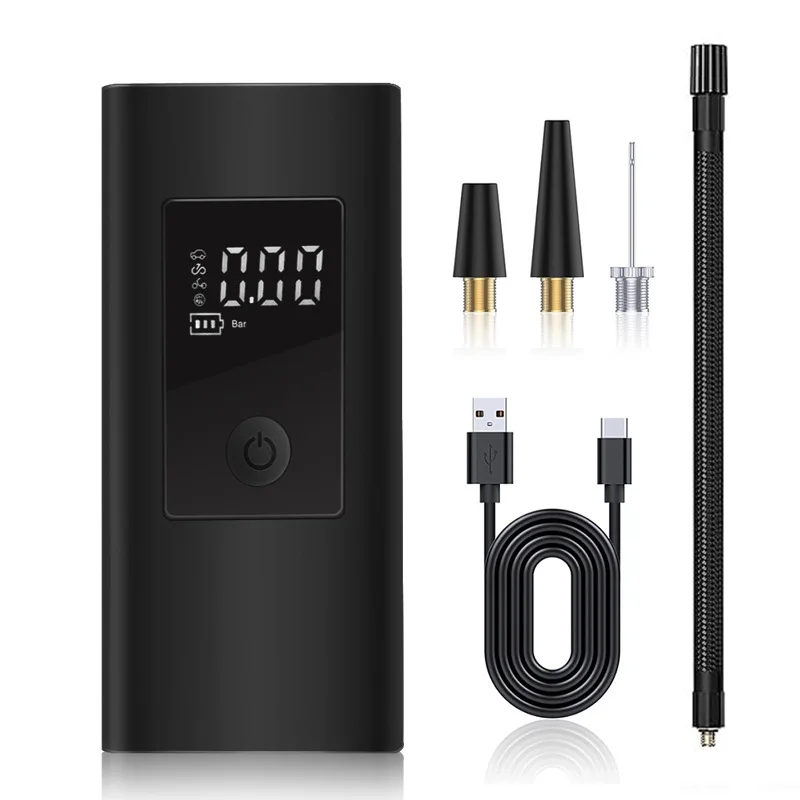 Беспроводной воздушный насос с цифровым дисплеем - Фотография_6