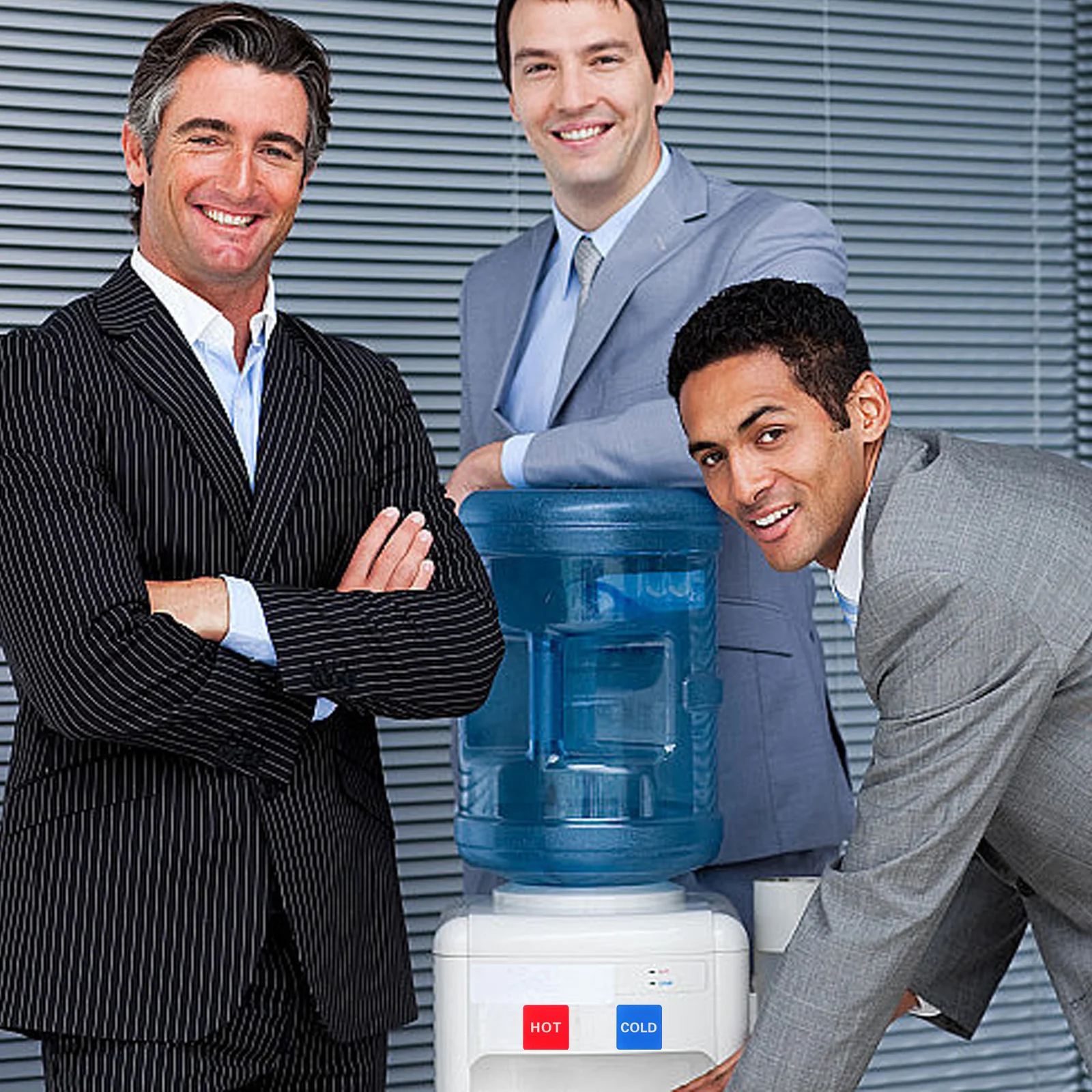 6 пар самоклеящихся акриловых наклеек с надписью «горячая и холодная вода»