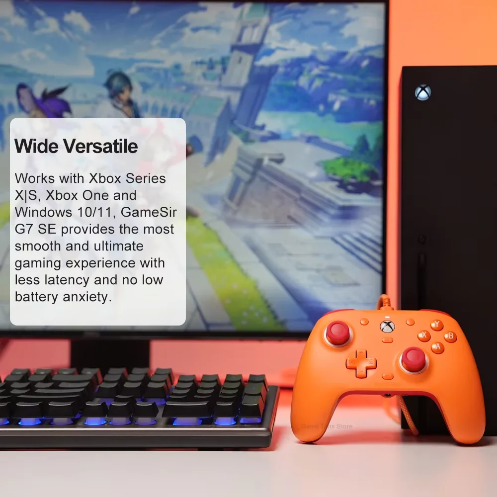 Gamesir g7 se игровой контроллер xbox проводной геймпад для xbox series x - Фотография_3