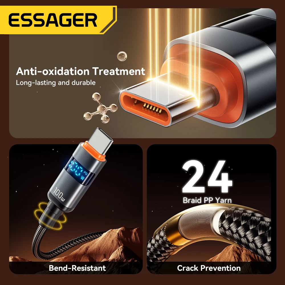 Essager цифровой дисплей usb type - Фотография_5