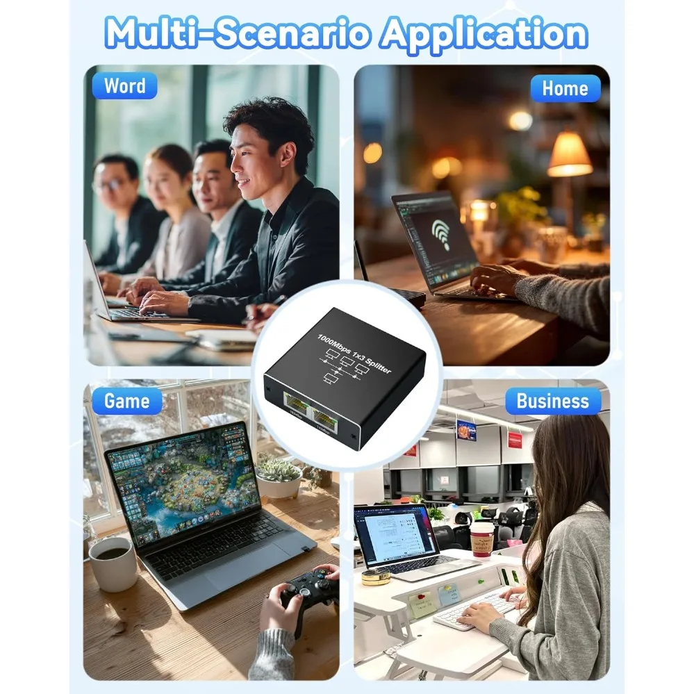 Разветвитель rj45 от 1 до 4/3/2 - Фотография_4