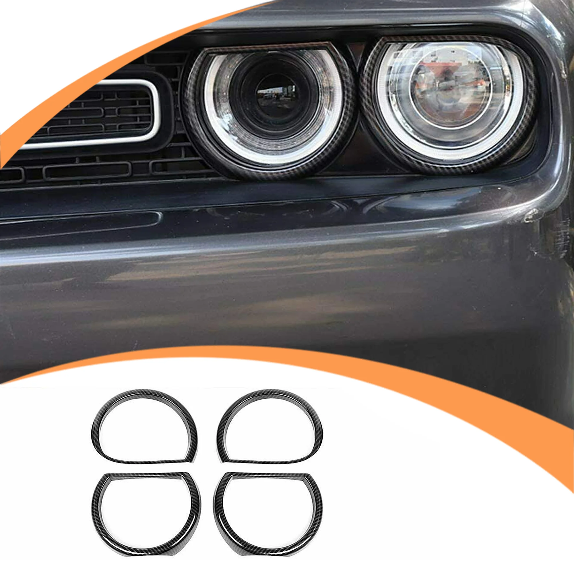 Заводская крышка передней фары dasener для dodge challenger 2015-2021 гг - Фотография_5