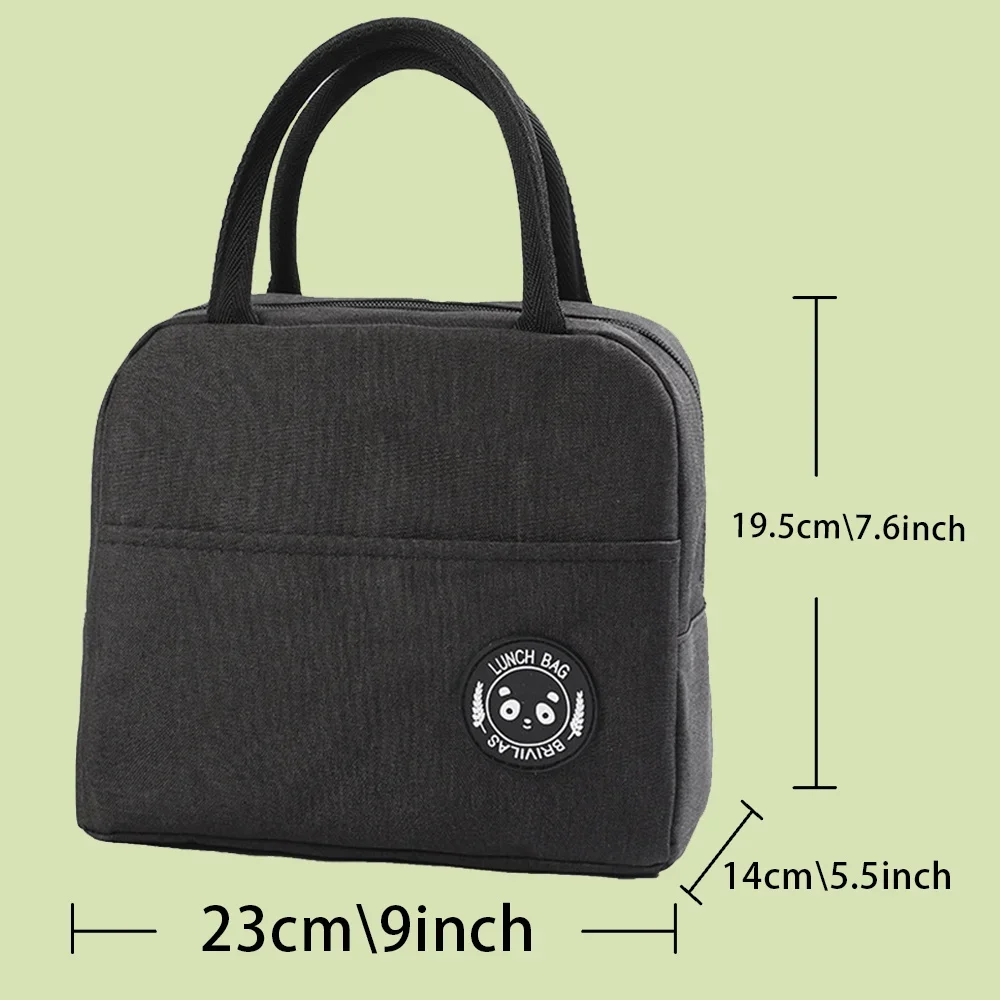Bear insulated lunch bags canvas - Фотография_2