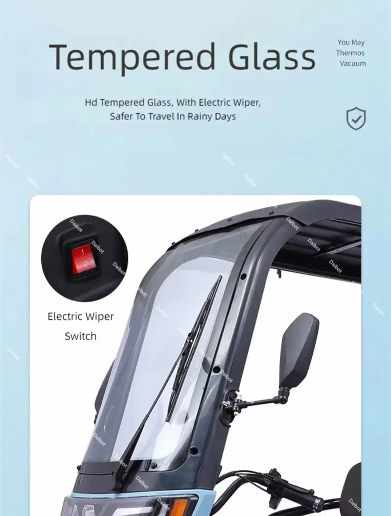 Мощный и прочный 3-колесный электрический - Фотография_4