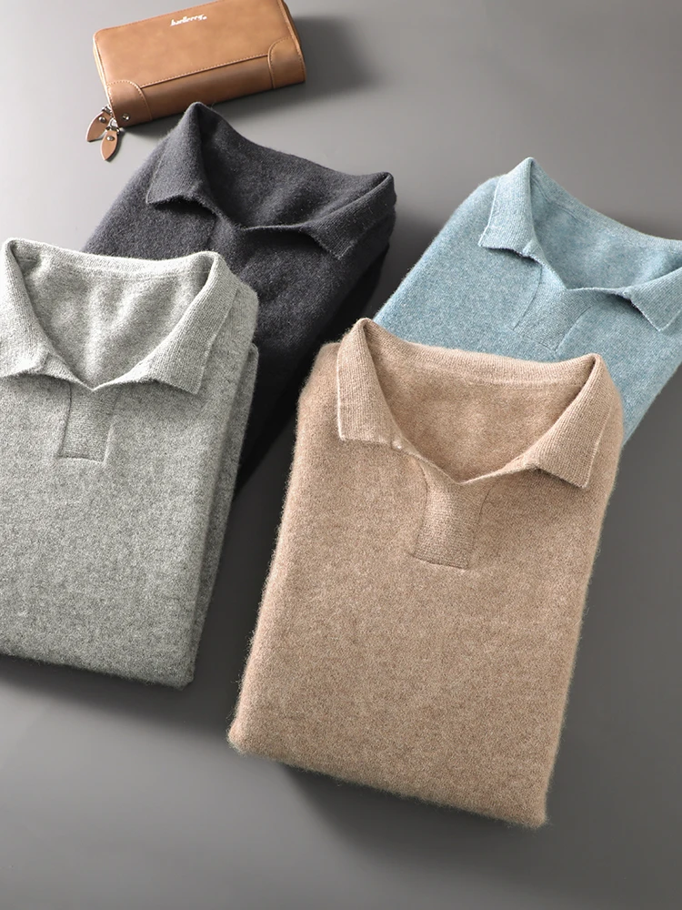 Мужской свитер из 100% кашемира - Фотография_5