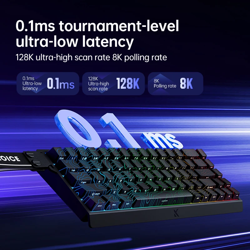 Mchose ace 60 pro 68 механическая клавиатура с магнитной осью - Фотография_2