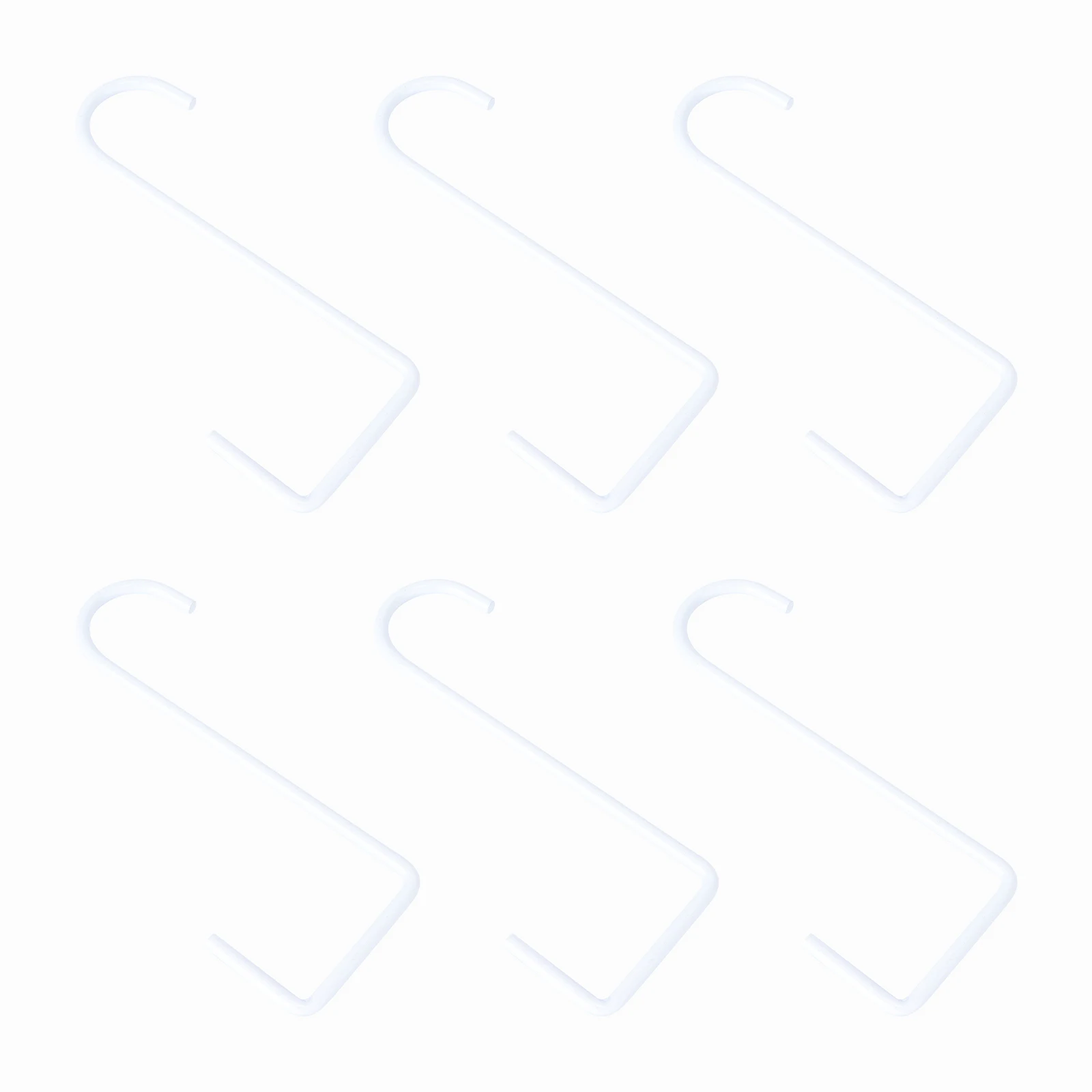 Белые садовые крючки