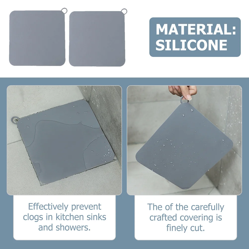 Силиконовые сливные крышки для пола для кухни - Фотография_2