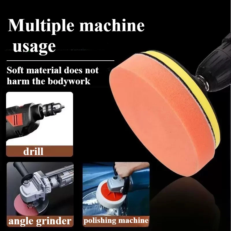 3-7-дюймовый комплект губок для полировки автомобиля - Фотография_4