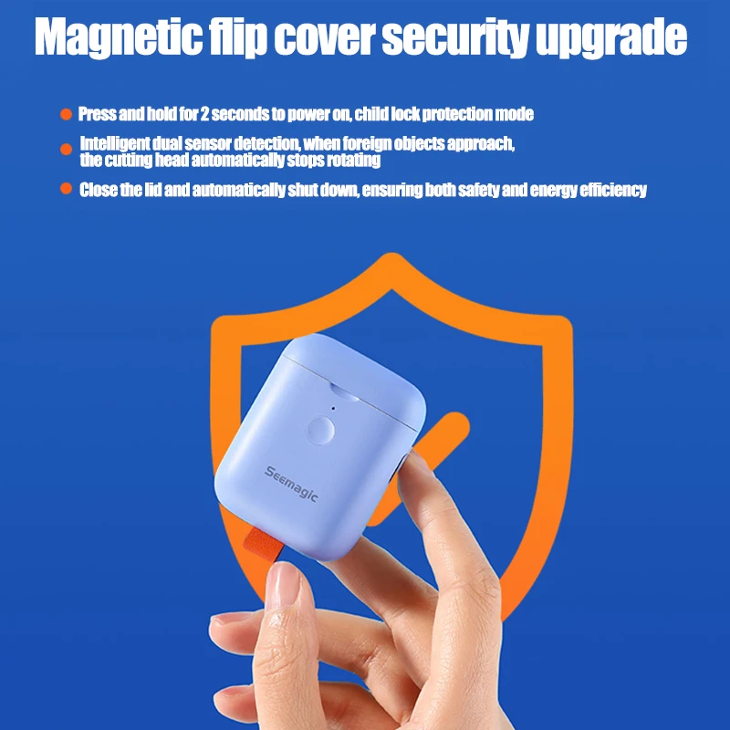 Seemagic электрическая машинка для стрижки ногтей - Фотография_4