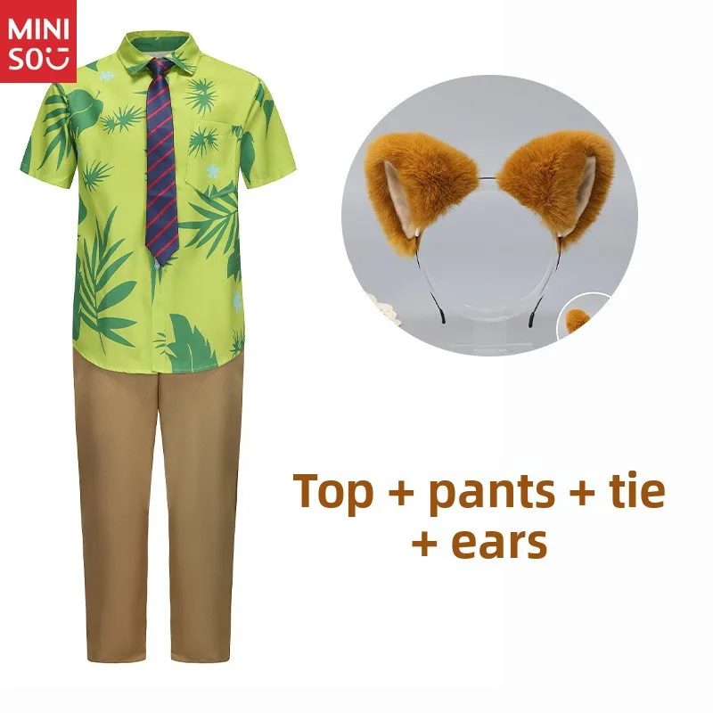 Костюм для косплея miniso zootopia nick wilde для детей и взрослых - Фотография_5