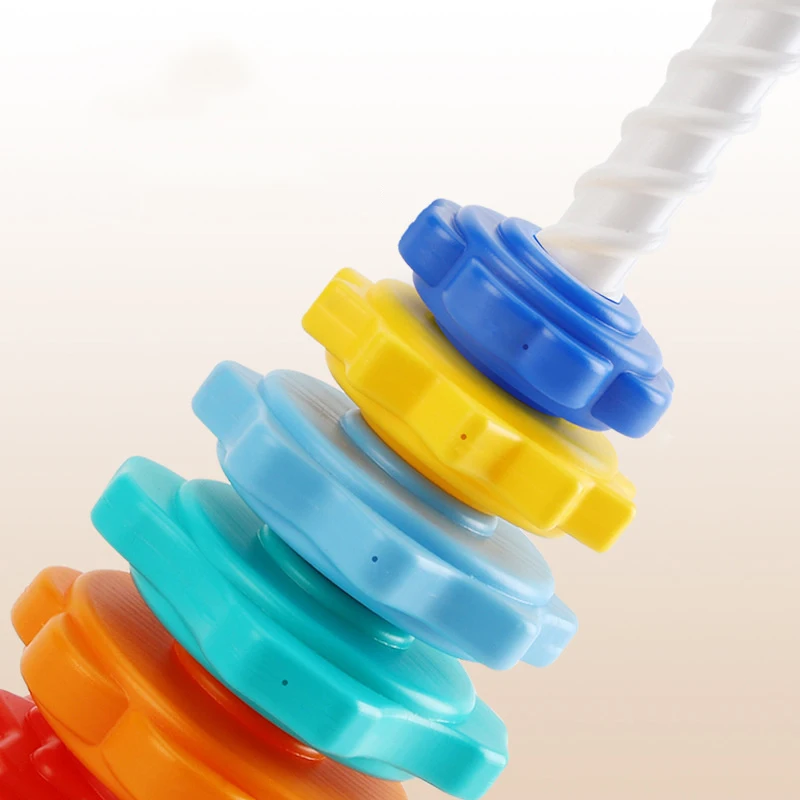 Вращающаяся радужная башня монтессори - Фотография_3