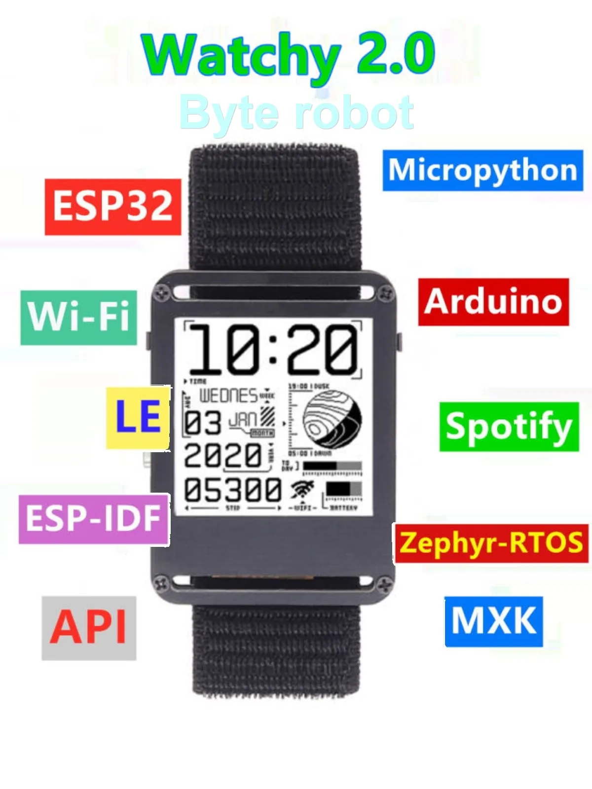 Esp32 open source watchy v2 - Фотография_2