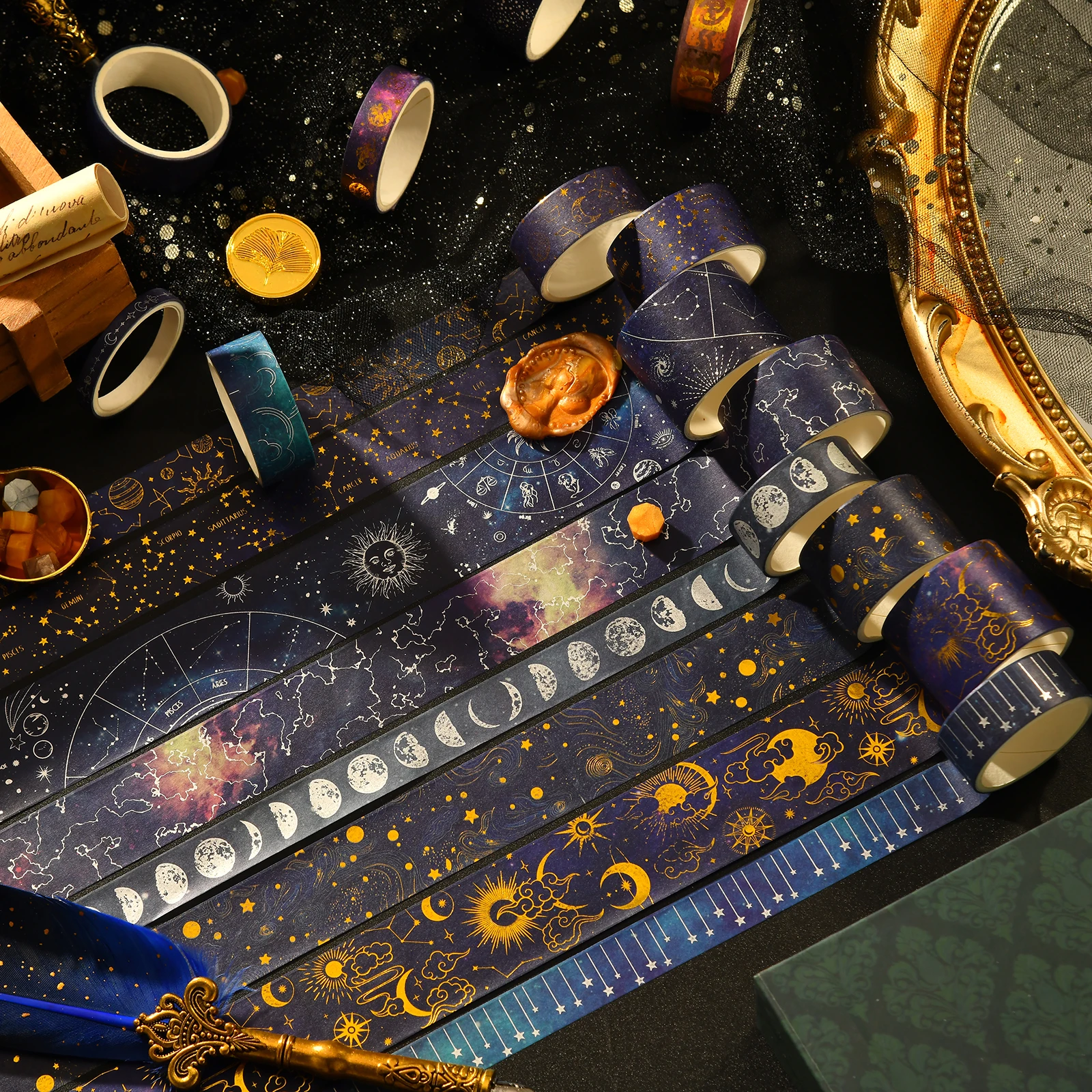 20 рулонов ленты vast universe washi - Фотография_2
