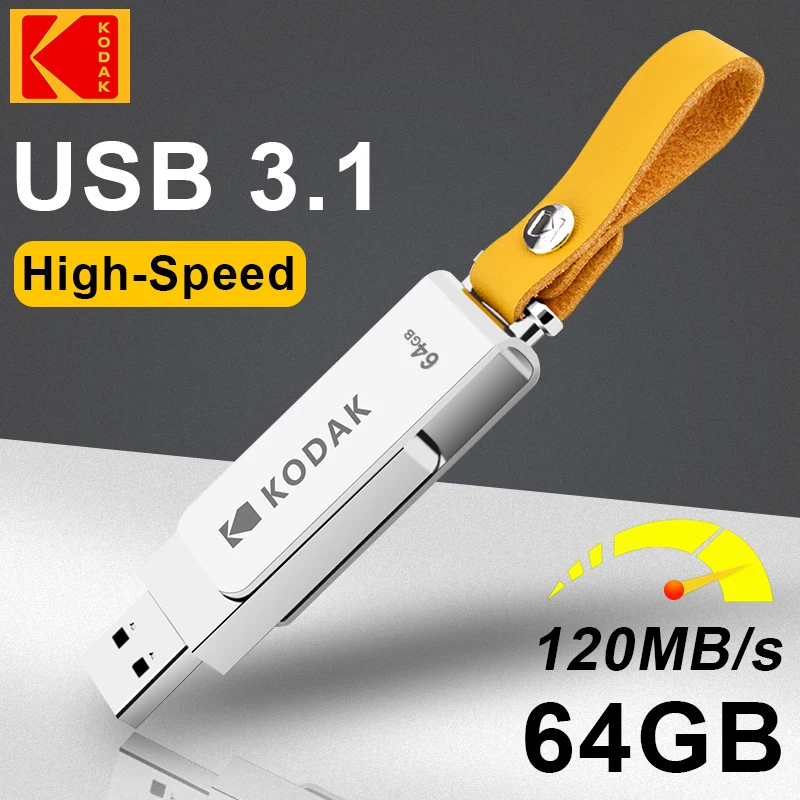 Новый оригинальный металлический usb флеш-накопитель kodak