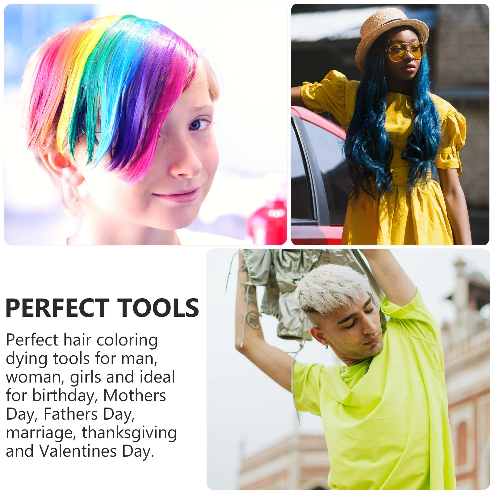 7 комплектов, набор для краски для волос - Фотография_4