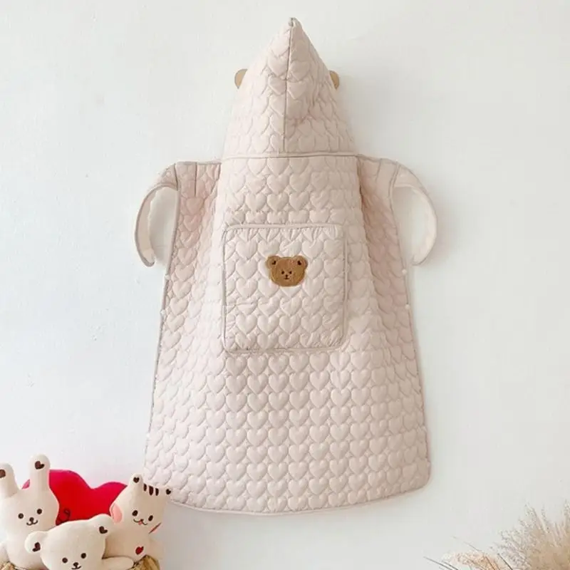 54df легкое и портативное детское одеяло-пончо - Фотография_5