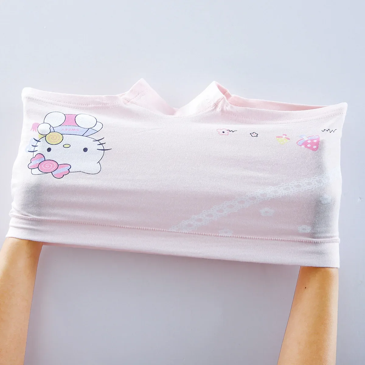 Sanrio новое детское хлопковое нижнее белье hello kitty для девочек - Фотография_5