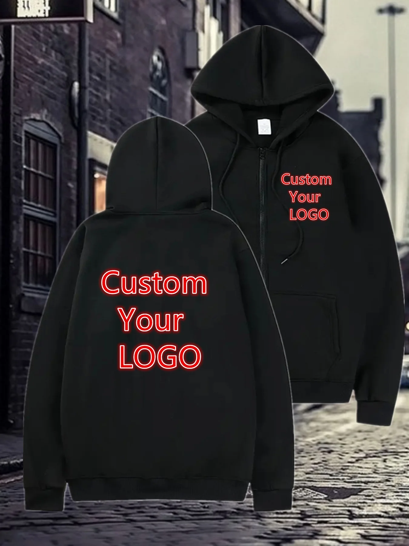 Мужская толстовка с капюшоном