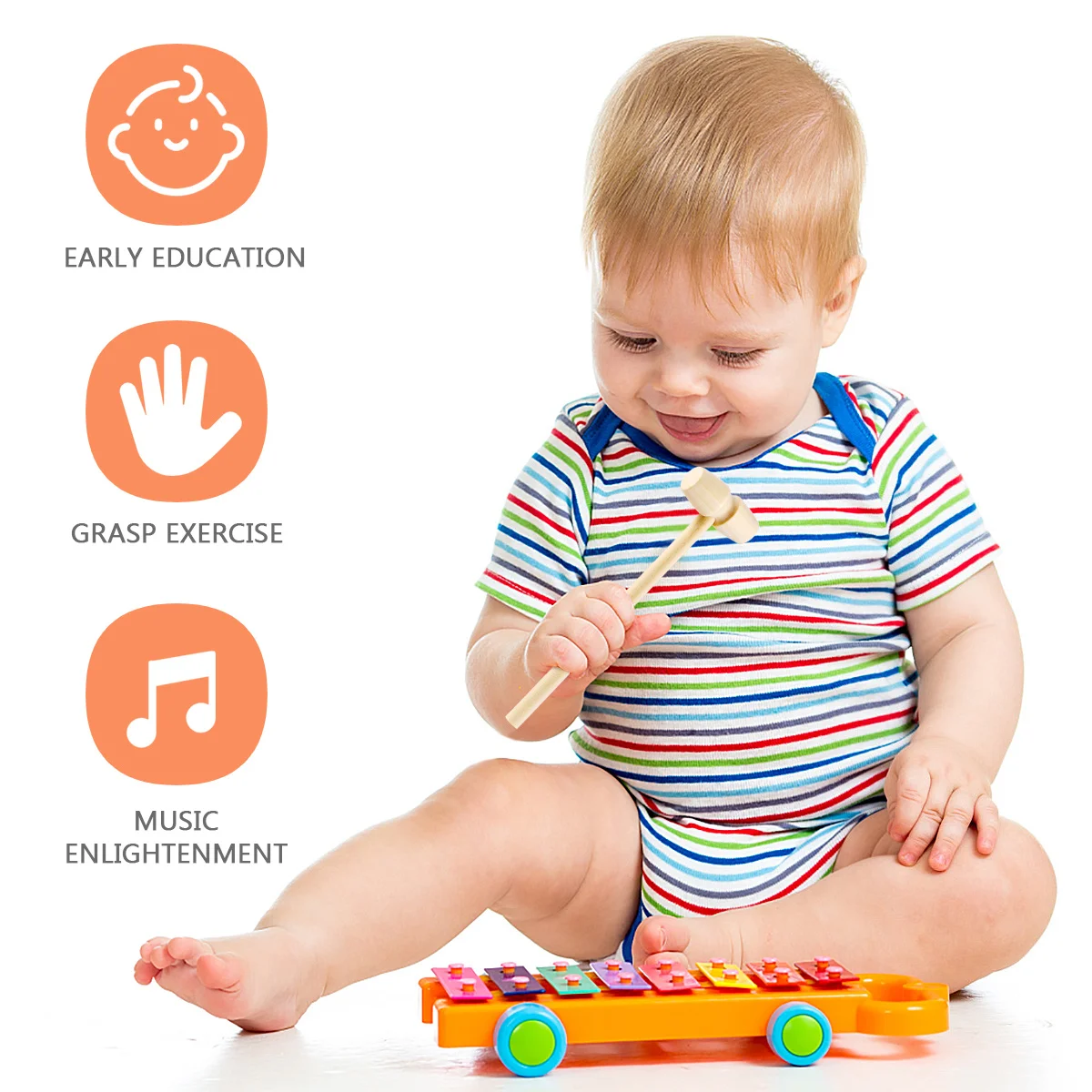 Маленький молоток из цельного дерева - Фотография_5