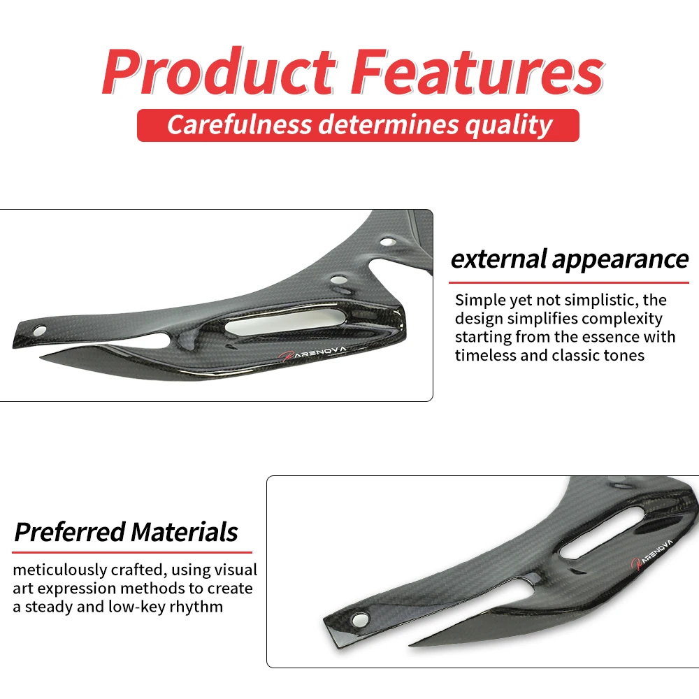 Для kawasaki zx-4r zx-4rr переднее крылышко из углеродного волокна - Фотография_5