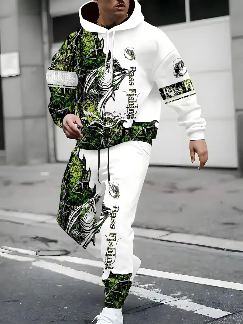 Толстовки с 3d принтом для рыбалки и брюк - Фотография_2