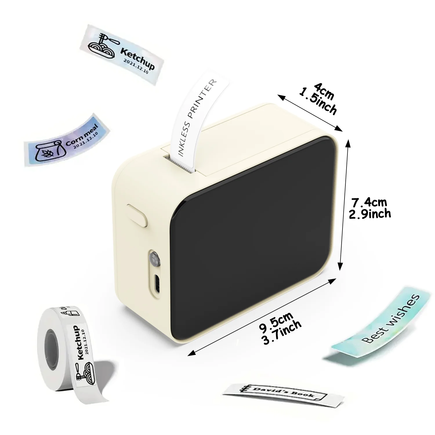 Marklife p15 мини портативный термопринтер - Фотография_6