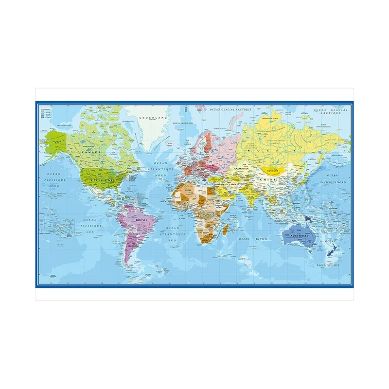 Карта мира carte du monde - Фотография_3