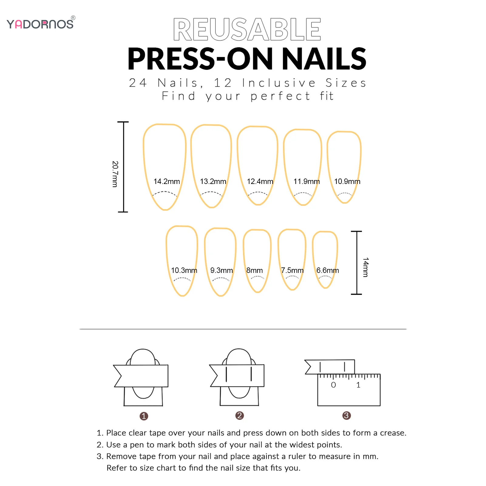 Романтические y2k star press on - Фотография_6