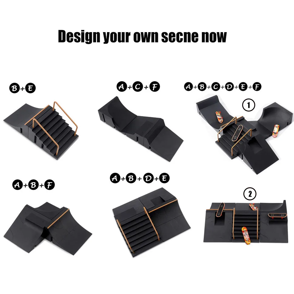 Diy finger skatepark kit мини finger - Фотография_6