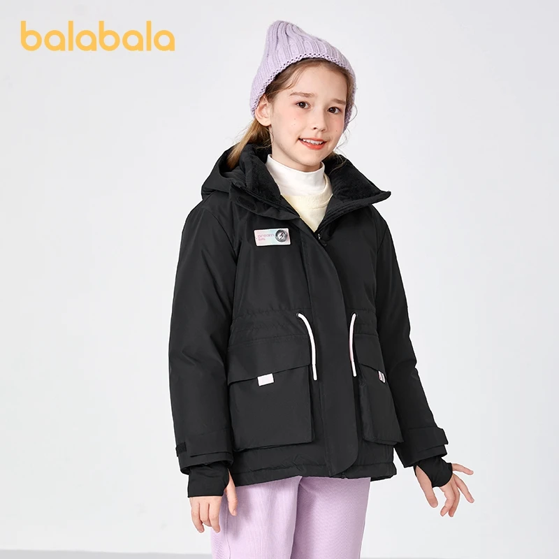 Детский пуховик для девочек balabala