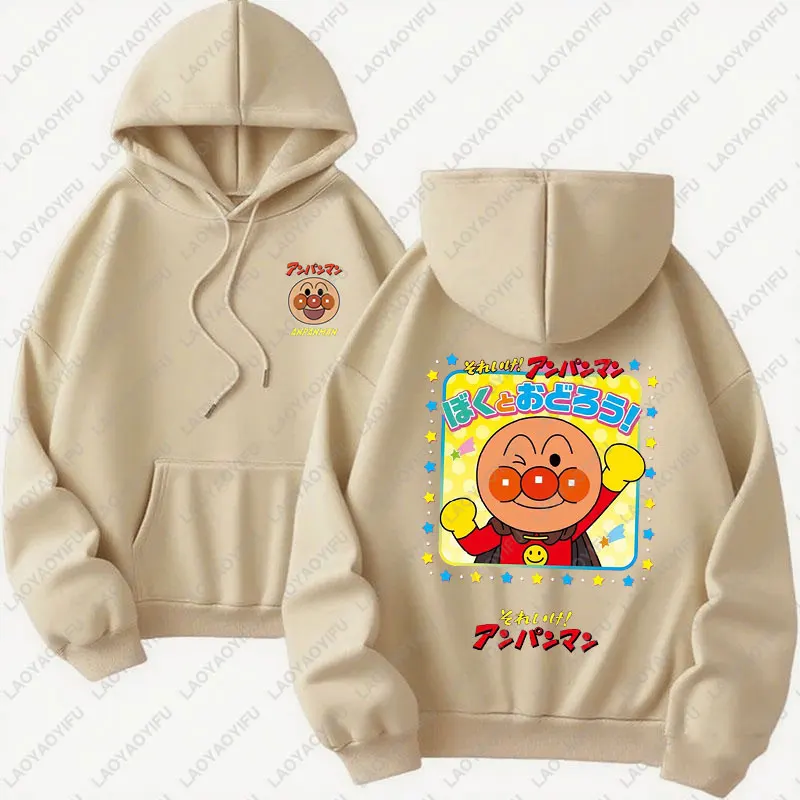 Милый рождественский свитшот anpanman в стиле аниме - Фотография_2