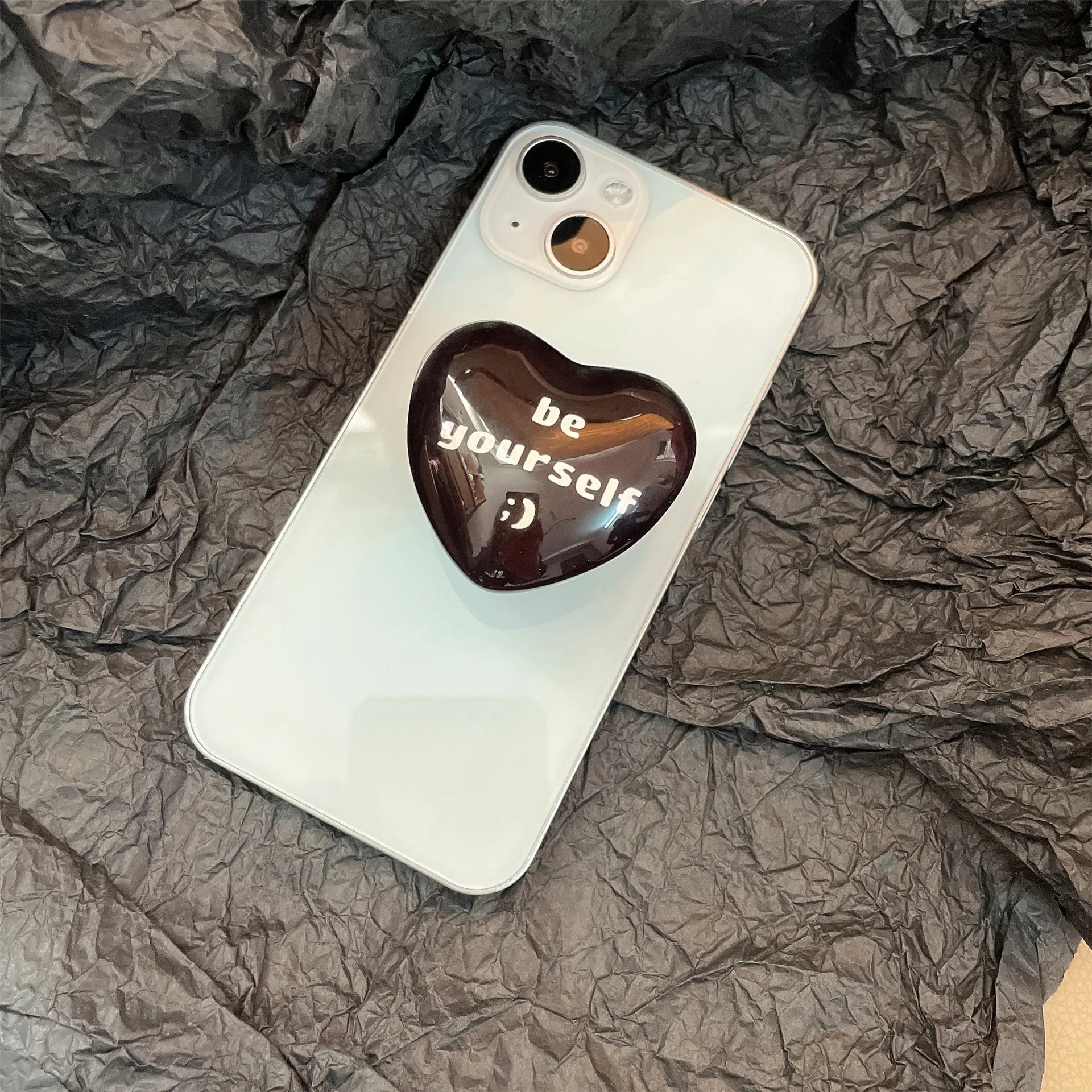 Хрустальный держатель для телефона в форме сердца - Фотография_6