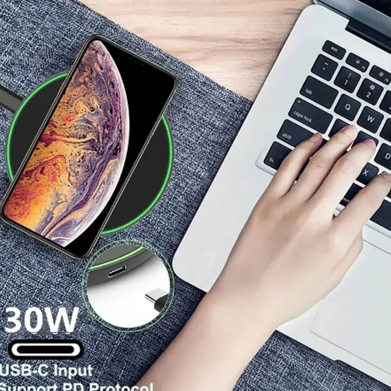 Быстрая беспроводная зарядка 60 вт для infinix note 30 pro/note 30 vip - Фотография_6