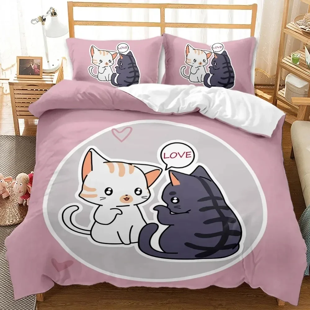 Пододеяльник с изображением кота