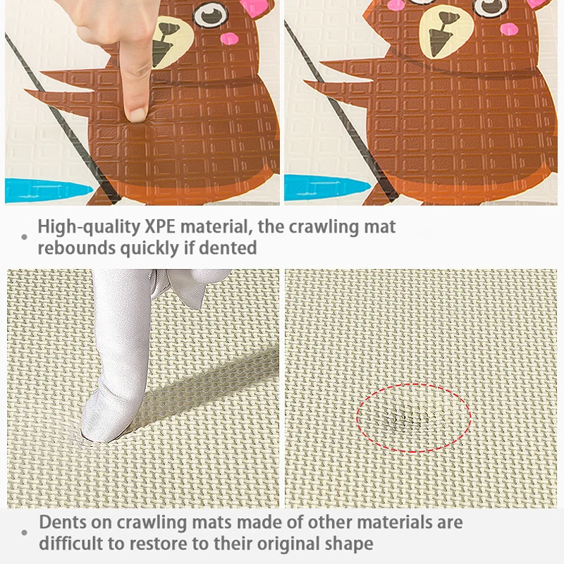 Складной двусторонний детский игровой коврик - Фотография_6