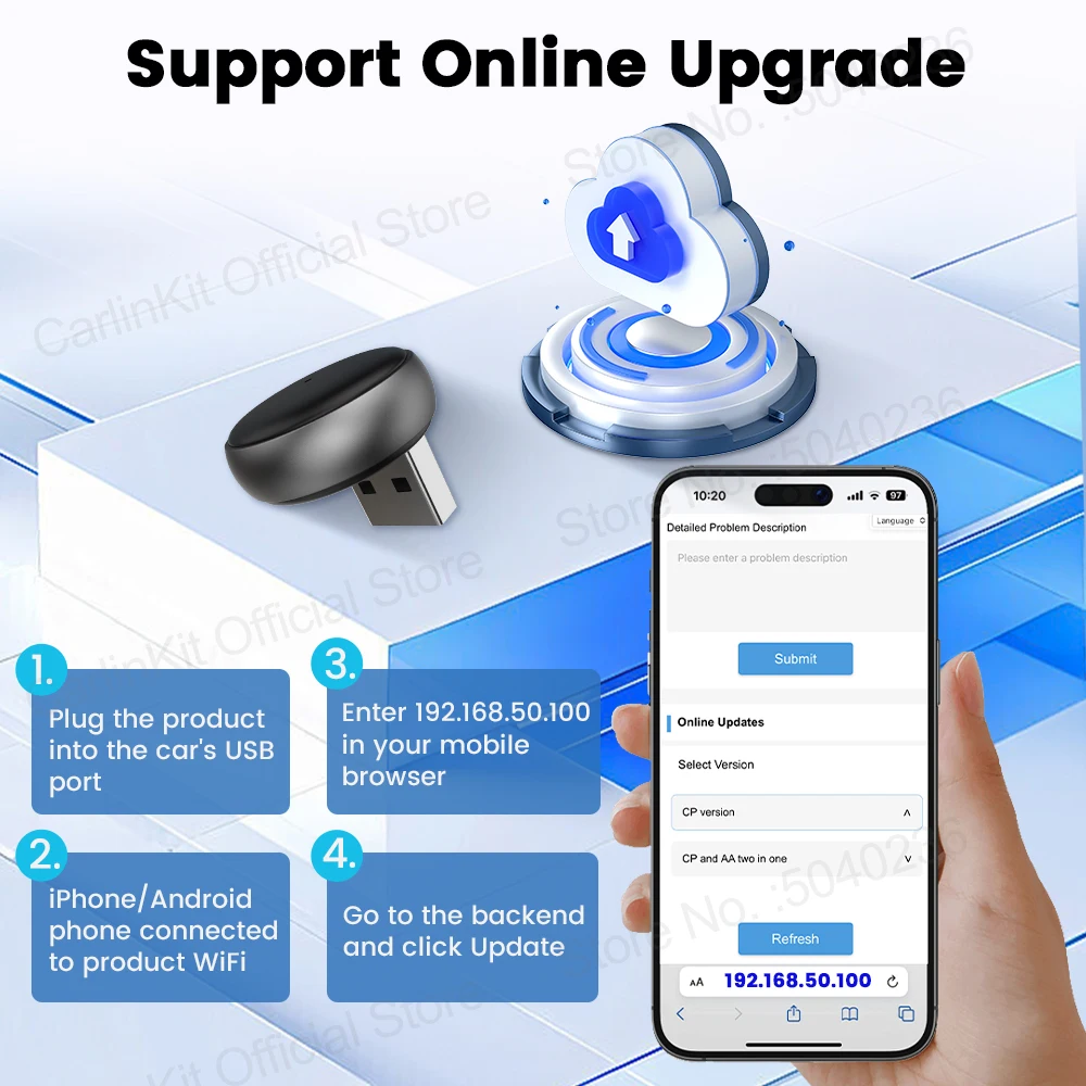 Новый беспроводной адаптер carlinkit 5 - Фотография_6