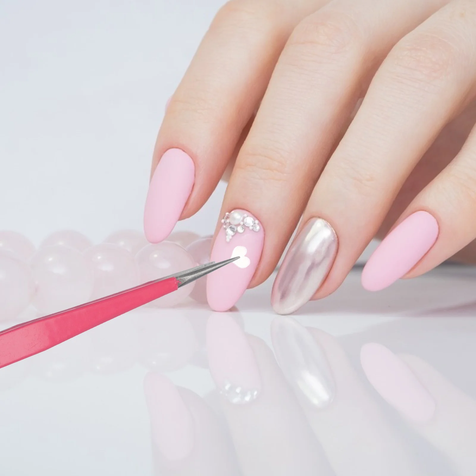 Маникюрные двусторонние пинцеты - Фотография_3