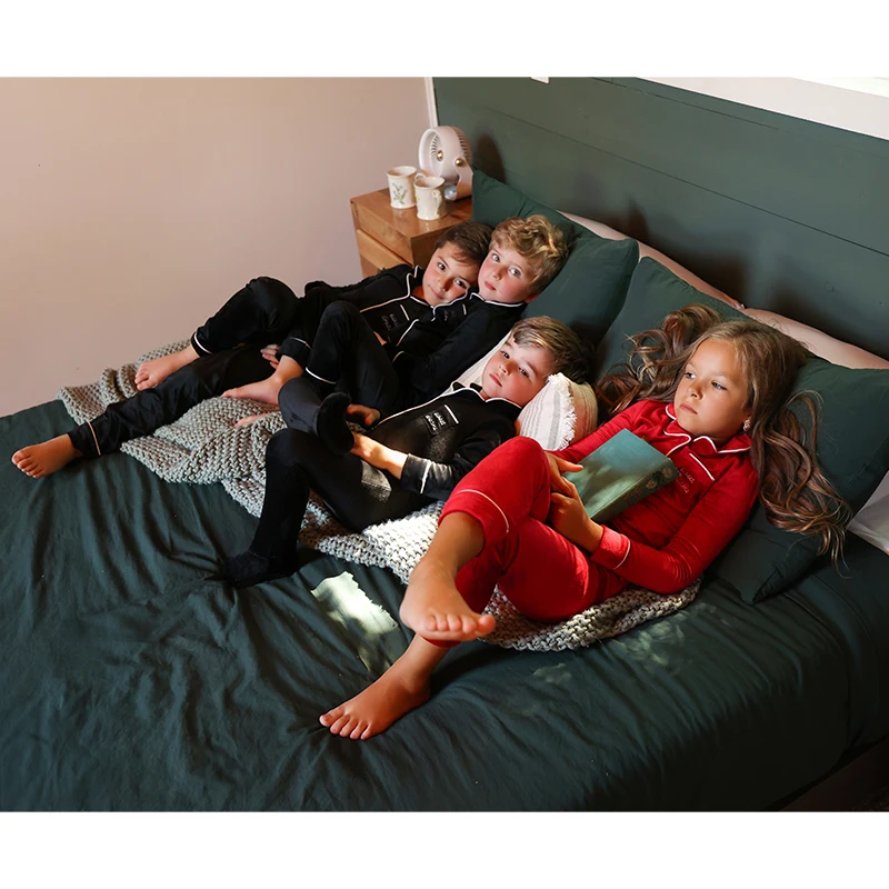 Ali plus aw25 дедушка пижамы черно-красные - Фотография_4